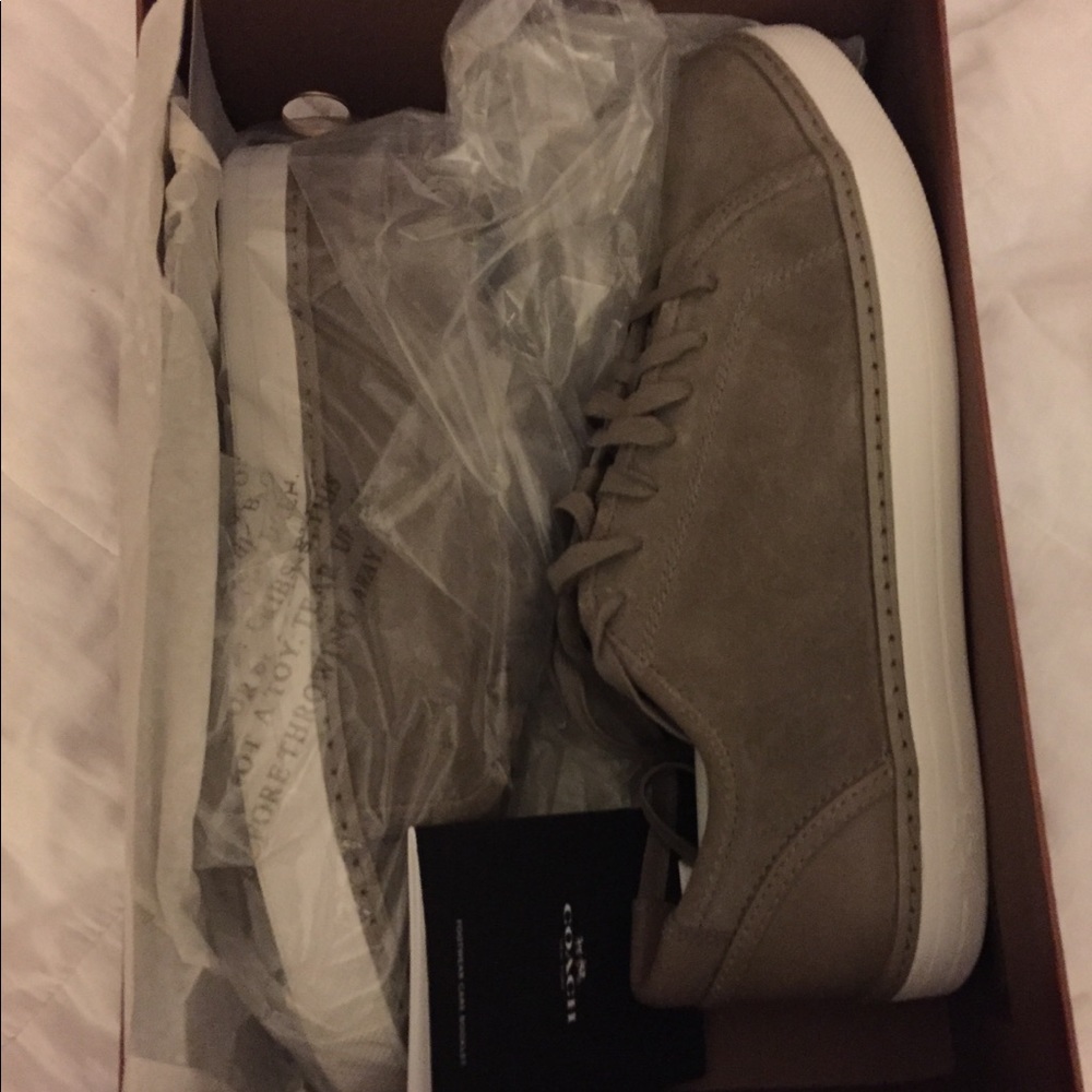 Coach Suede Tennis Shoes